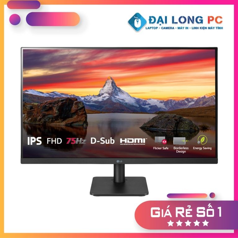 MÀN HÌNH LG 27MP400-B (27INCH/FHD/IPS/75HZ/5MS/250NITS/HDMI+DSUB/FREESYNC)