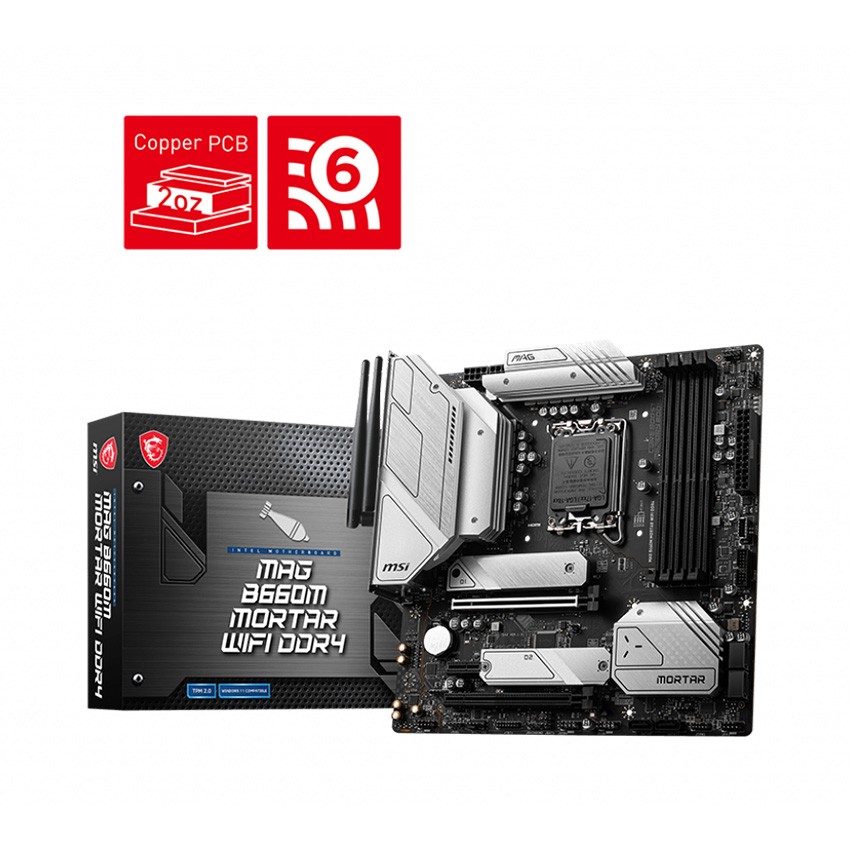 MAG B660M MORTAR WIFI DDR4 SK LGA1700