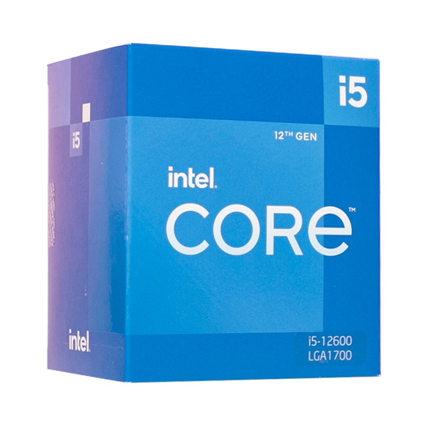 CPU INTEL CORE I5-12600 (UPTO 4.8GHZ, 6 NHÂN 12 LUỒNG, 18MB CACHE, 65W) - SOCKET INTEL LGA 1700)