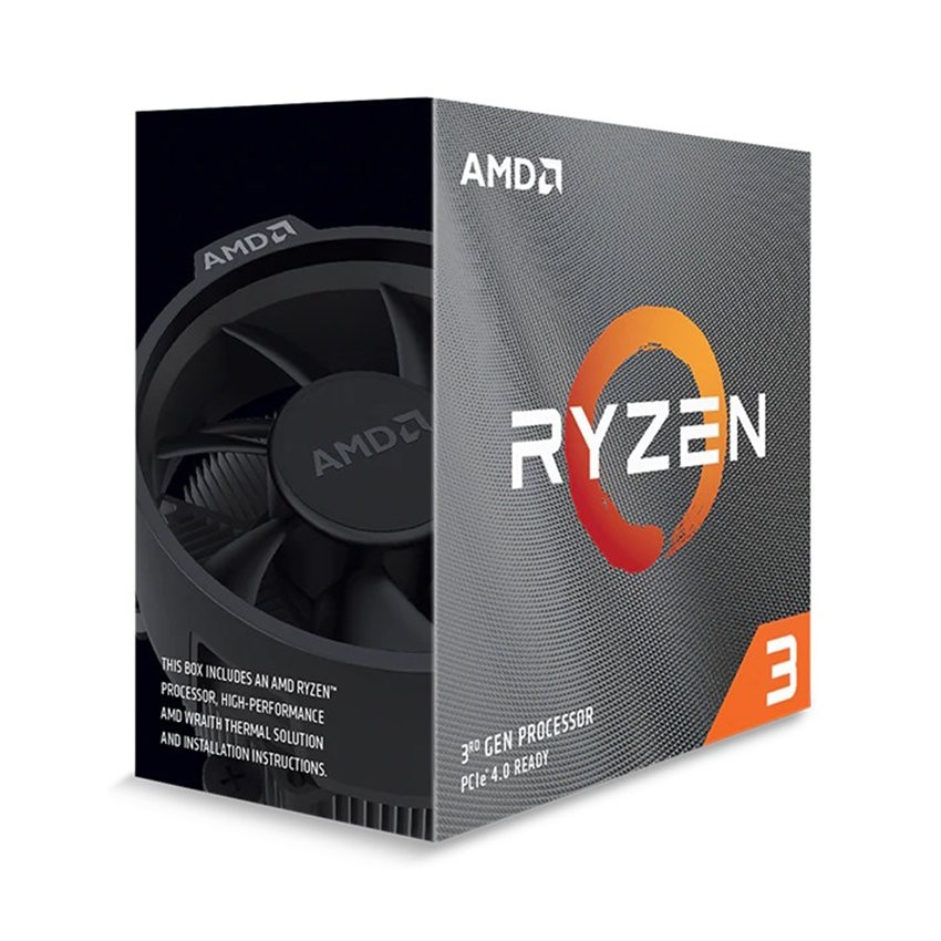 CPU AMD RYZEN 3 3300X (3.8GHZ TURBO UP TO 4.3GHZ, 4 NHÂN 8 LUỒNG , 16MB CACHE, 65W) - SOCKET AMD AM4