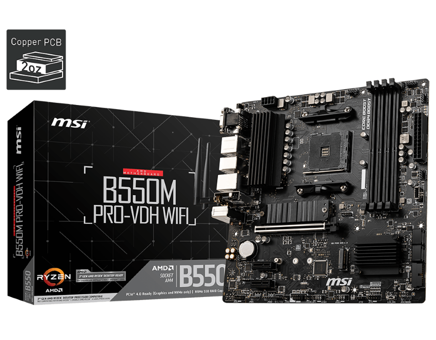 MAINBOARD MSI B550M PRO-VDH WIFI