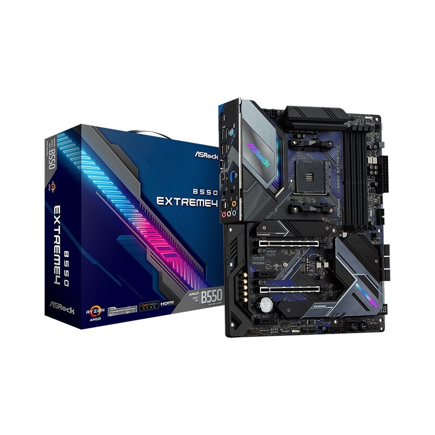 MAINBOARD ASROCK B550 EXTREME 4 (AMD B550, SOCKET AM4, ATX, 4 KHE RAM DDR4)