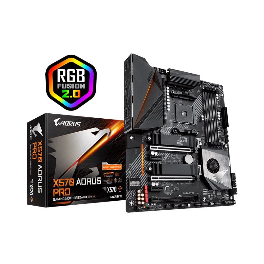 MAINBOARD GIGABYTE X570 AORUS PRO (AMD X570, SOCKET AM4, ATX, 4 KHE RAM DDR4)