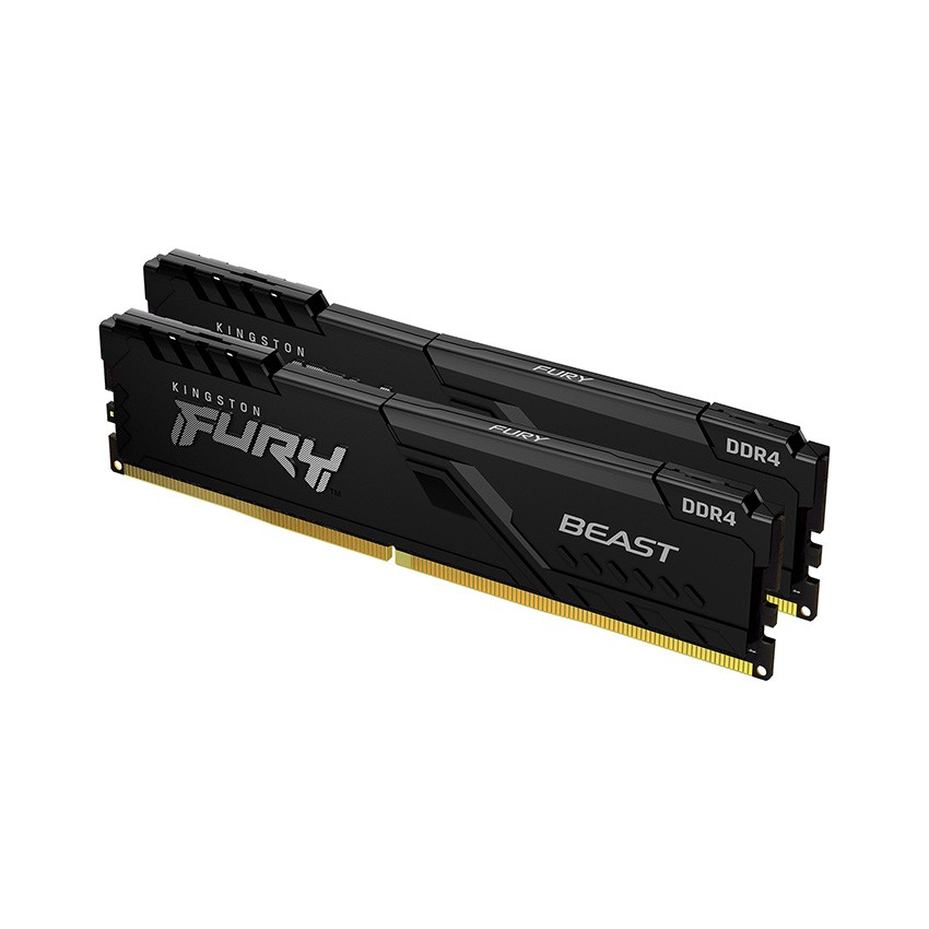 RAM DESKTOP KINGSTON FURY BEAST (KF426C16BBK2/16) 16GB (2X8GB) DDR4 2666MHZ