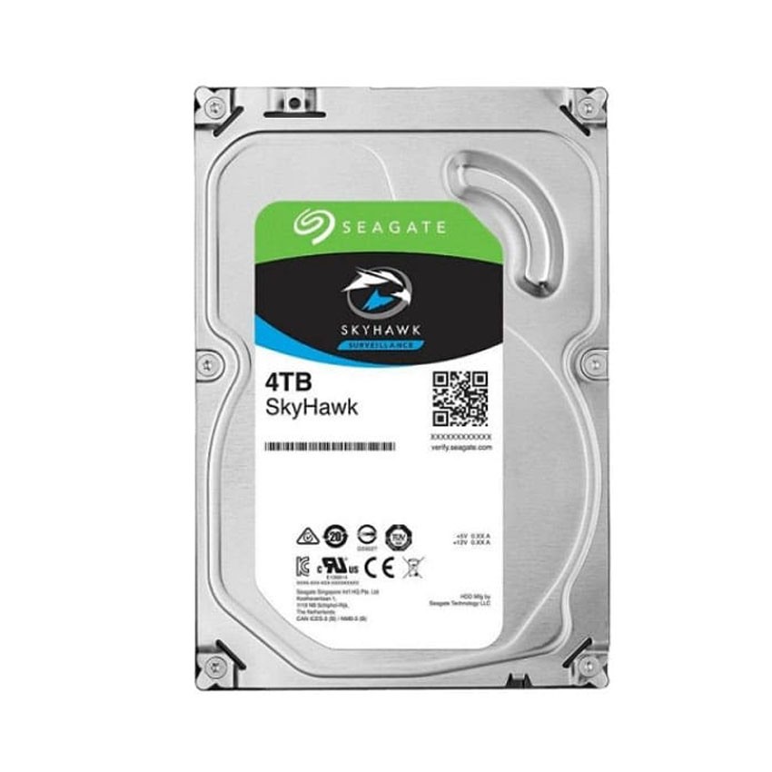 Ổ CỨNG HDD SEAGATE SKYHAWK 4TB 3.5 INCH 5400RPM SATA3 256MB CACHE (ST4000VX016)