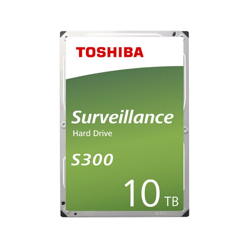 Ổ CỨNG HDD TOSHIBA SURVEILLANCE 10TB 3.5 INCH, 7200RPM, SATA, 256MB CACHE (HDWT31AUZSVA)