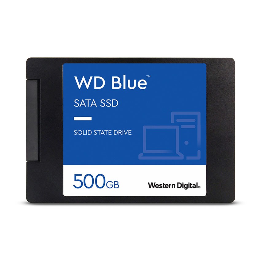 Ổ CỨNG SSD WD SA510 BLUE 500GB SATA 2.5 INCH (ĐỌC 560MB/S - GHI 510MB/S) - (WDS500G3B0A )