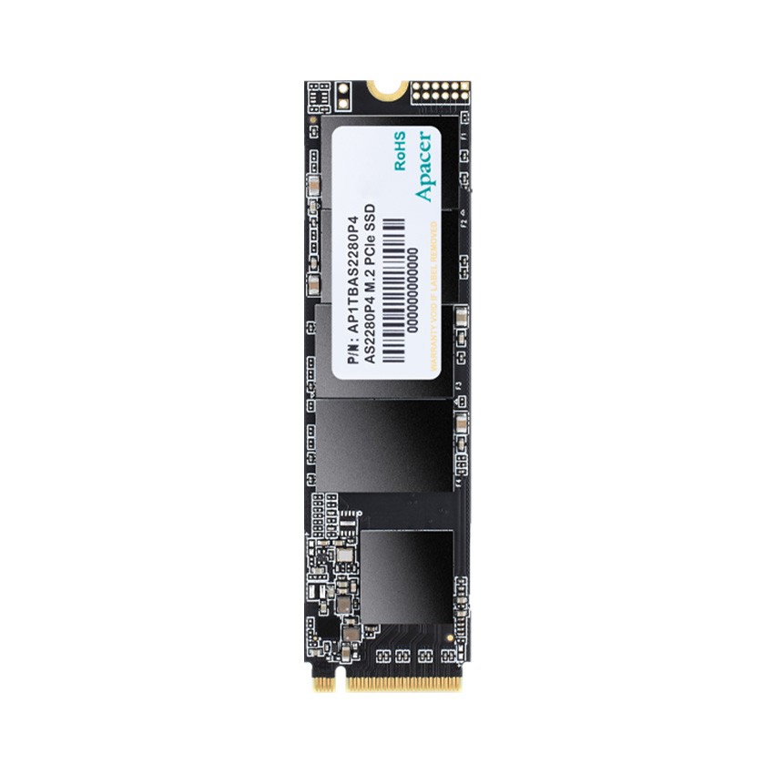 Ổ CỨNG SSD APACER AS2280P4 256GB PCIE NVME 3X4 (ĐỌC 2100MB/S - GHI 1300MB/S) - (AP256GAS2280P4-1)