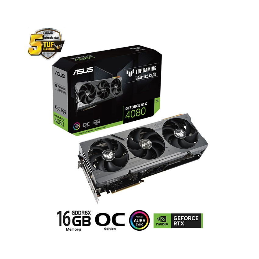 CARD MÀN HÌNH ASUS TUF-RTX 4080-O16G-GAMING