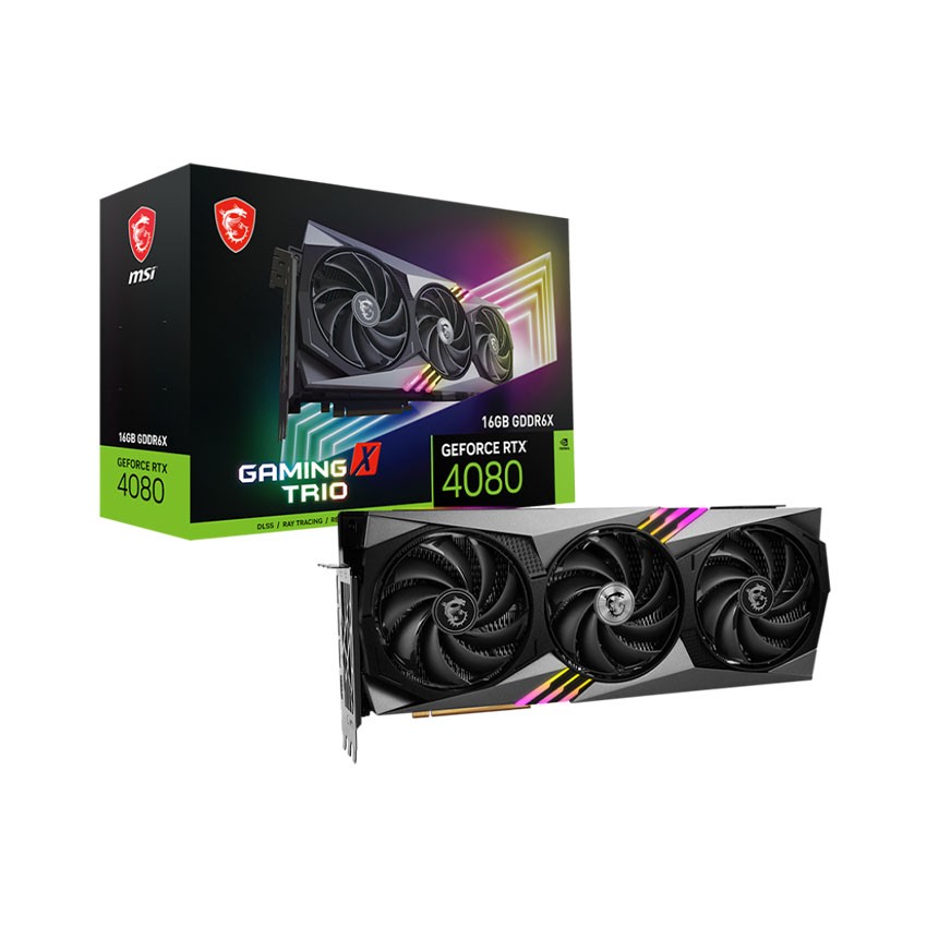 CARD MÀN HÌNH MSI RTX 4080 GAMING X TRIO