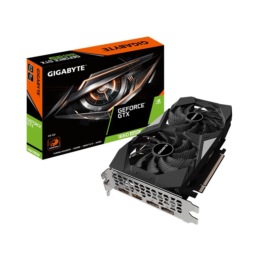 CARD MÀN HÌNH GIGABYTE GTX 1660 SUPER D6 - 6G