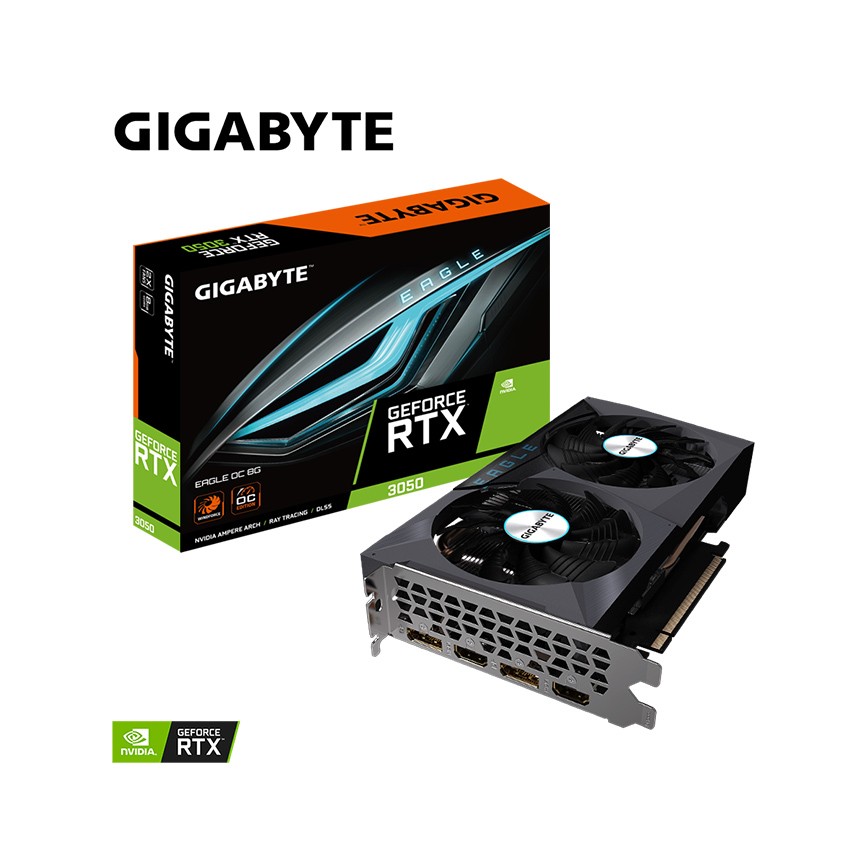 CARD MÀN HÌNH GIGABYTE RTX 3050 EAGLE OC 8G