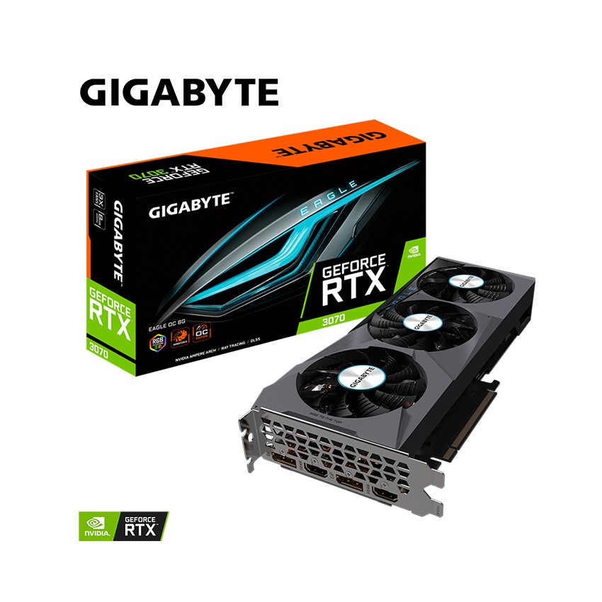 CARD MÀN HÌNH GIGABYTE RTX 3070 EAGLE OC 8GD-V2