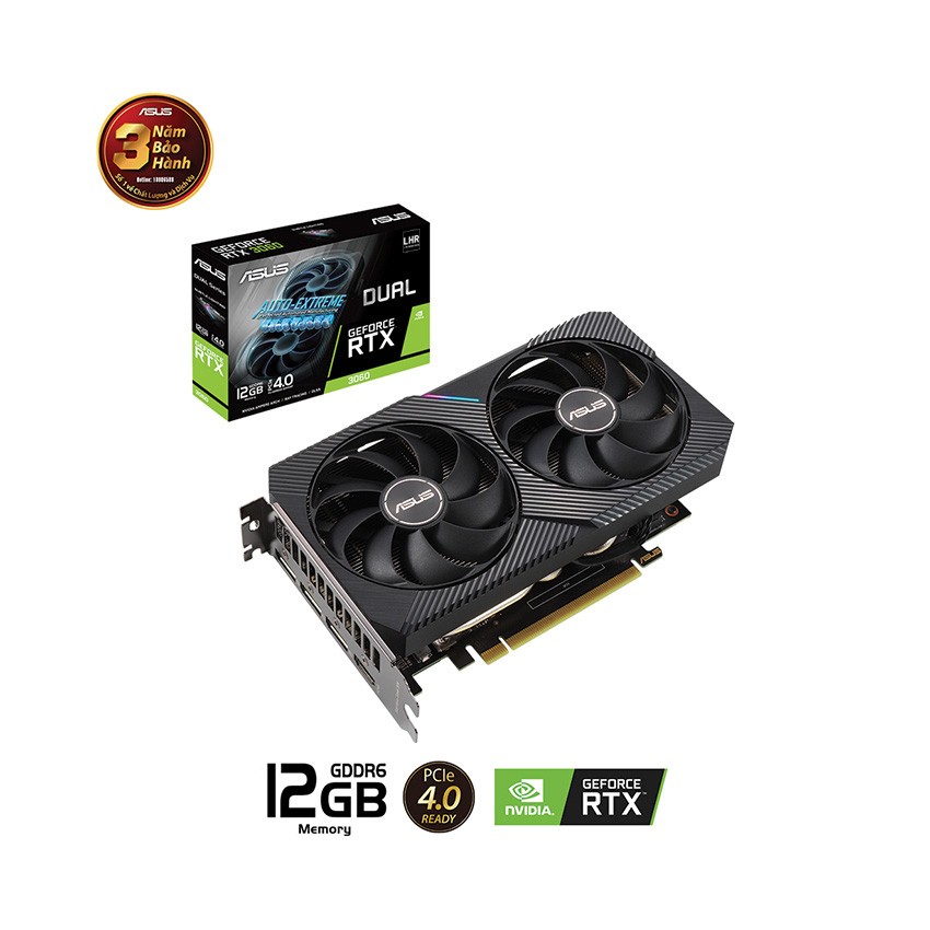 CARD MÀN HÌNH ASUS DUAL-RTX 3060-12G-V2