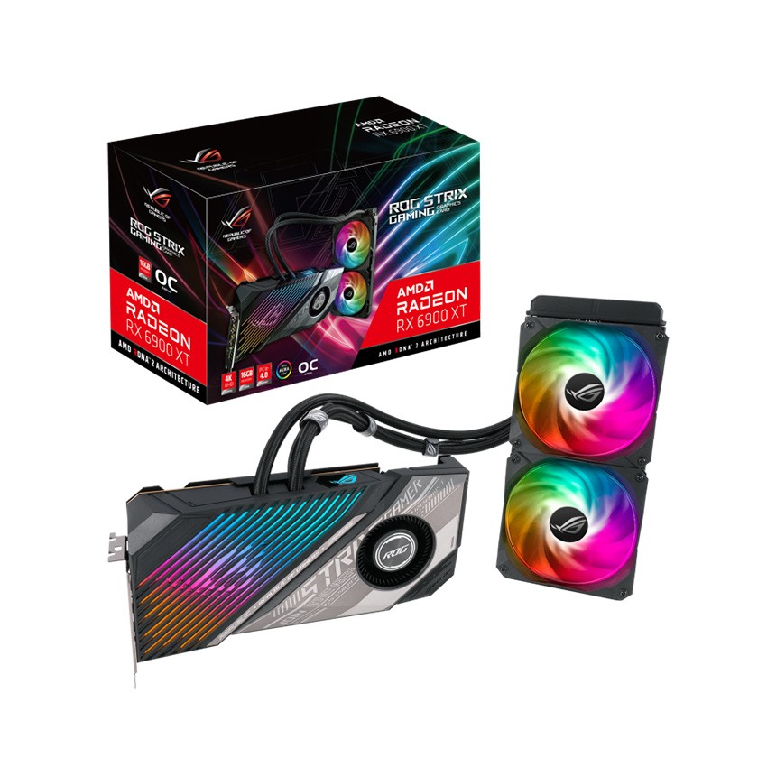 CARD MÀN HÌNH ASUS  ROG-STRIX-LC-RX 6900 XT-T16G-GAMING