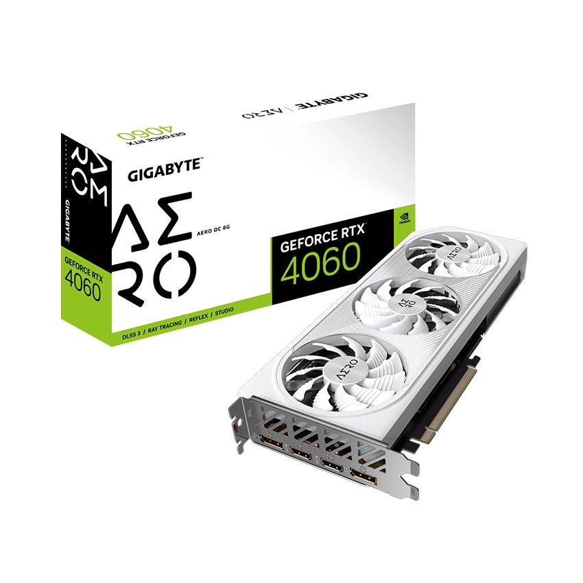 CARD MÀN HÌNH GIGABYTE RTX 4060 AERO OC-8GD