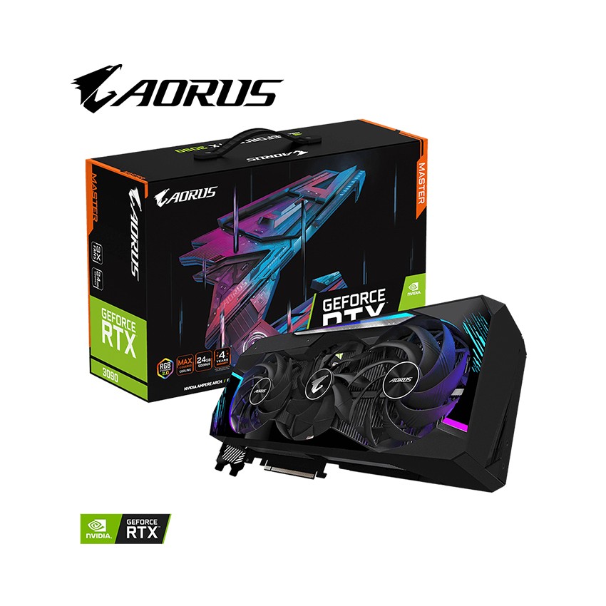 CARD MÀN HÌNH GIGABYTE RTX 3090 AORUS MASTER - 24GD