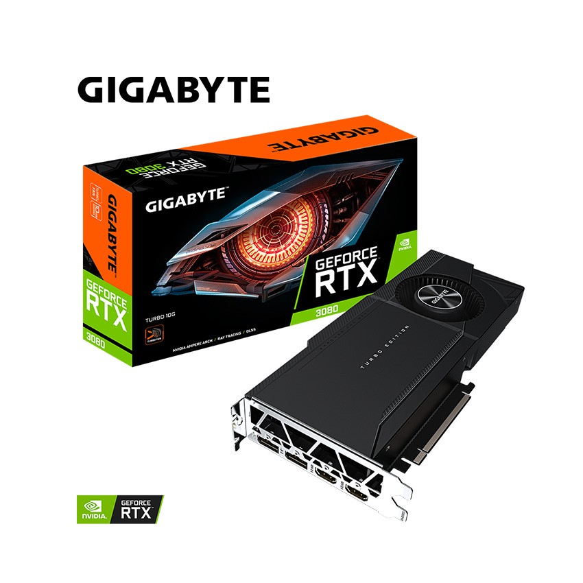 CARD MÀN HÌNH GIGABYTE RTX 3080 TURBO 10GD-V2