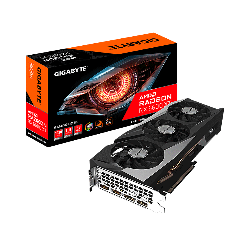 CARD MÀN HÌNH GIGABYTE RX 6600 XT GAMING OC 8GB