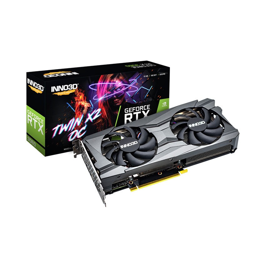 CARD MÀN HÌNH INNO3D RTX 3060 TWIN X2 OC 12GB LHR