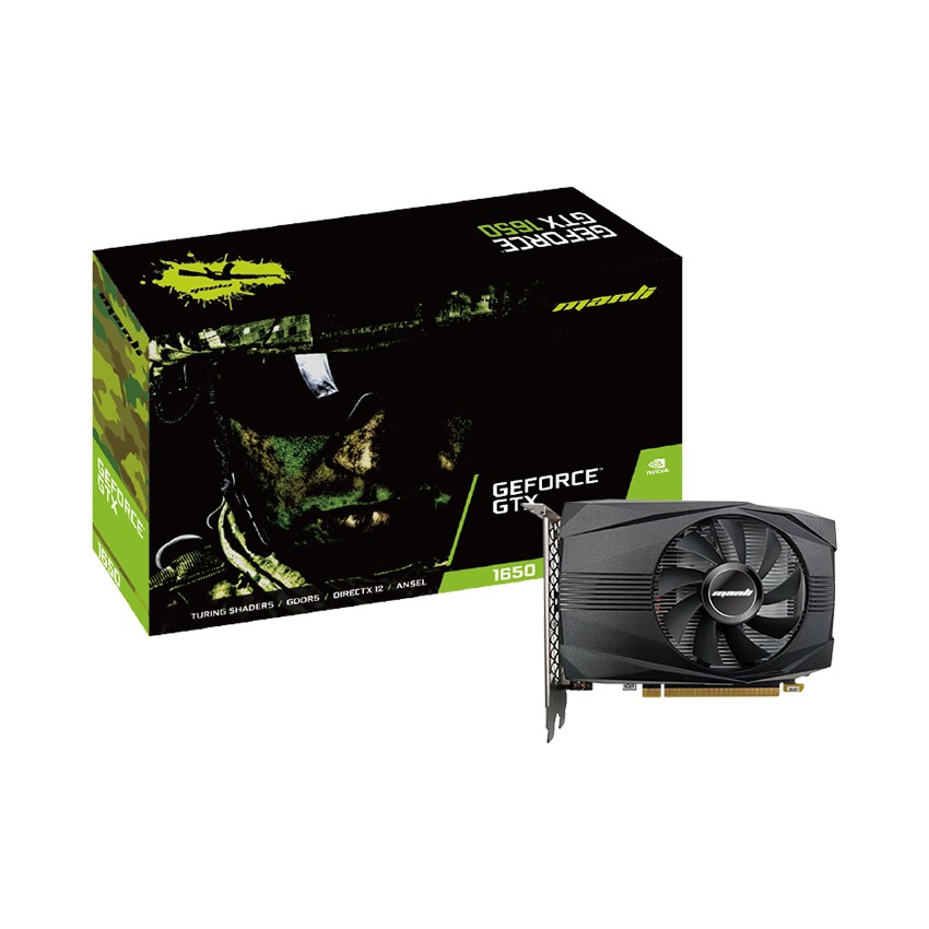 CARD MÀN HÌNH MANLI GEFORCE GTX 1650 4GB GDDR6