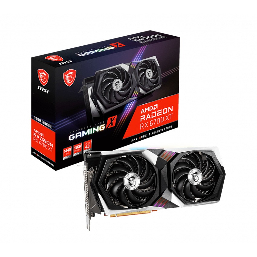 CARD MÀN HÌNH MSI RX 6700 XT GAMING X 12GB