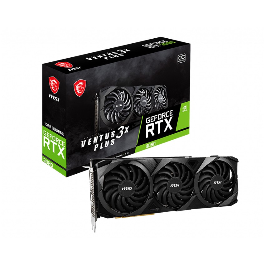 CARD MÀN HÌNH MSI RTX 3080 VENTUS 3X PLUS 10G OC (LHR)