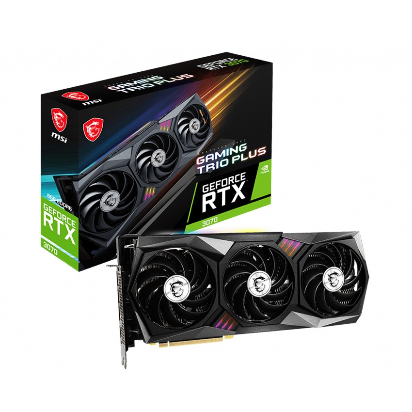 CARD MÀN HÌNH MSI RTX 3070 GAMING TRIO PLUS 8G (LHR)