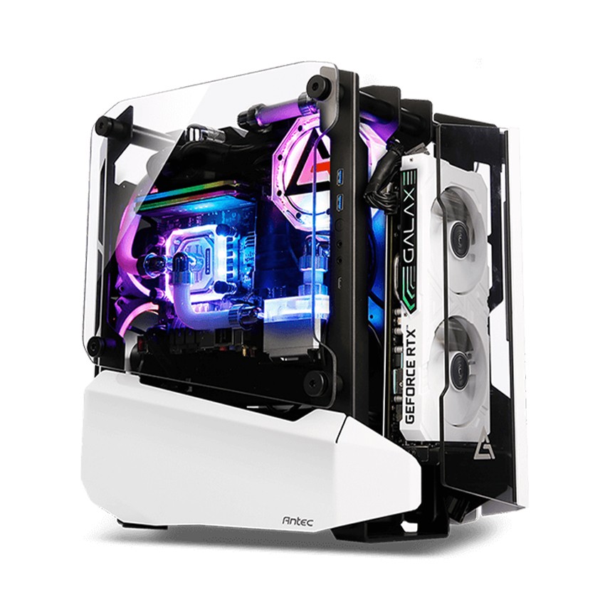 VỎ CASE ANTEC STRIKER (MINI ITX WATERCOOL CASE/MÀU TRẮNG - ĐEN)