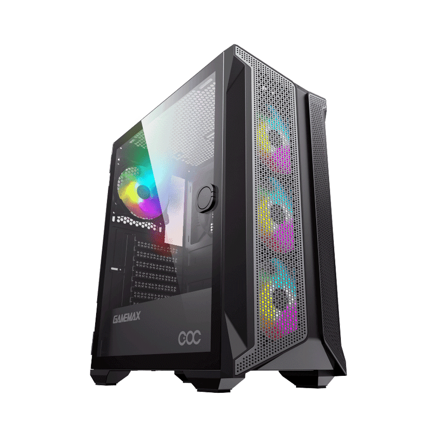 VỎ CASE GAMEMAX BRUFEN C1 - BLACK (MID TOWER/MÀU ĐEN)