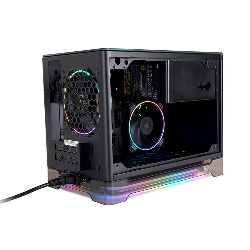 VỎ CASE INWIN A1 PRIME BLACK ( MINI TOWER / MÀU ĐEN/ GẮN SẴN BỘ NGUỒN INWIN 750W 80PLUS GOLD VÀ 2 FAN)