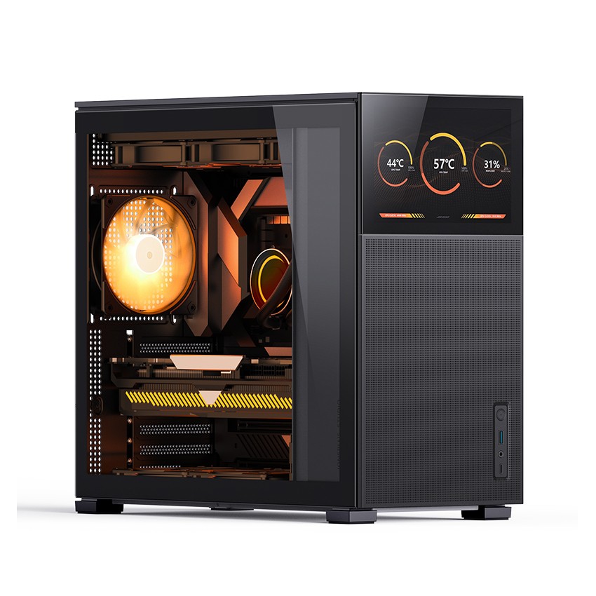 VỎ CASE JONSBO D41 MESH SC BLACK ( MID TOWER/MÀU ĐEN)