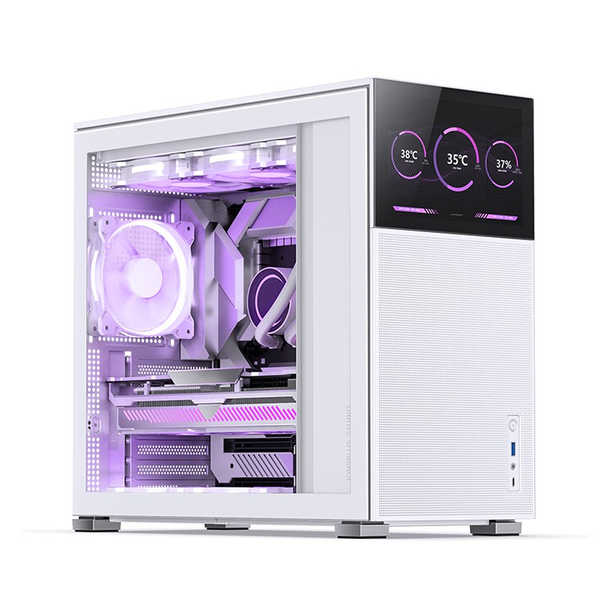 VỎ CASE JONSBO D41 MESH SC WHITE ( MID TOWER/MÀU TRẮNG)