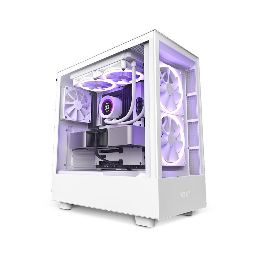 VỎ MÁY TÍNH NZXT H5 ELITE WHITE   (MID TOWER/MÀU TRẮNG)