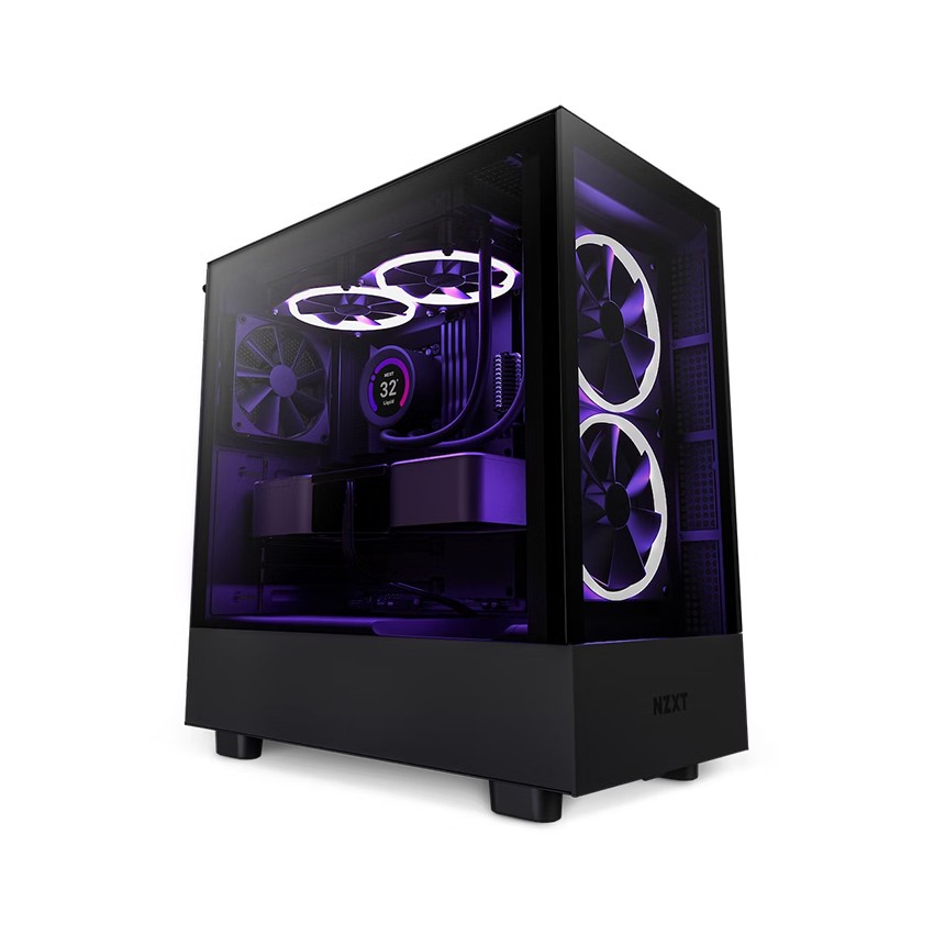 VỎ MÁY TÍNH NZXT H5 ELITE BLACK   (MID TOWER/MÀU ĐEN)