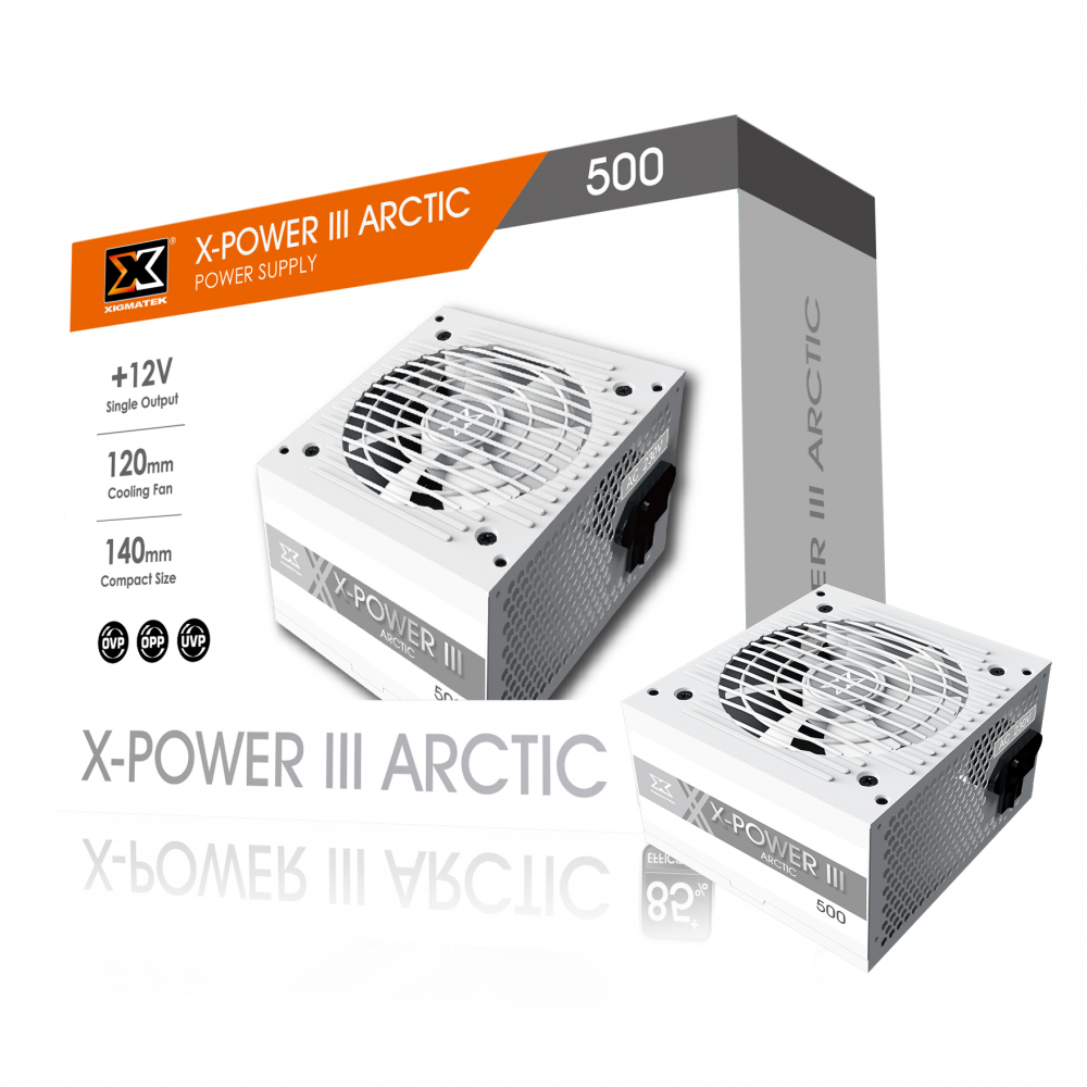 XIGMATEK X-POWER III X-500 ARTIC (EN48052) - Sản phẩm lý tưởng cho hệ thống GAME-NET