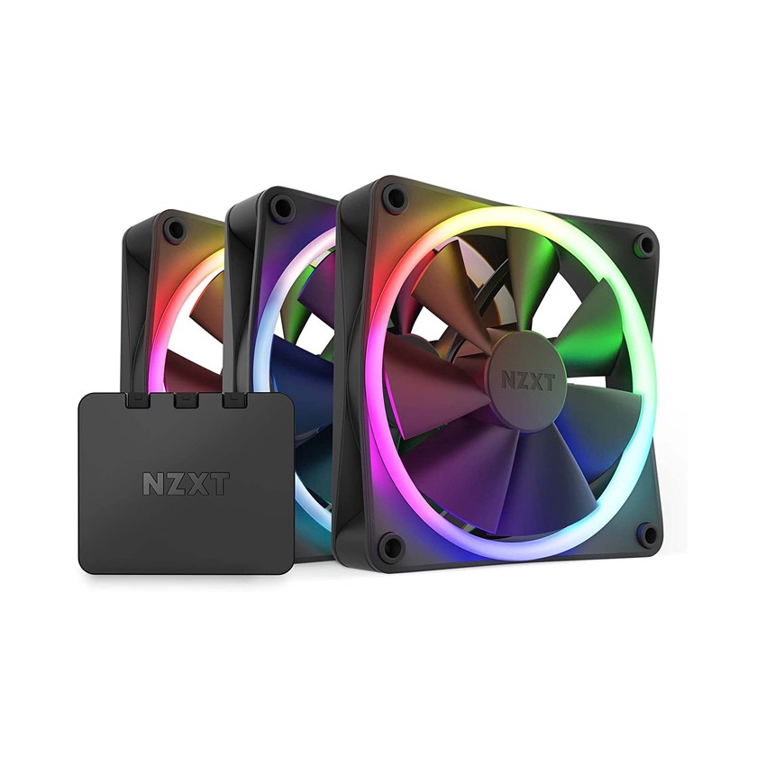 FAN CASE TẢN NHIỆT NZXT F120RGB DUO BLACK(TRIPLE)