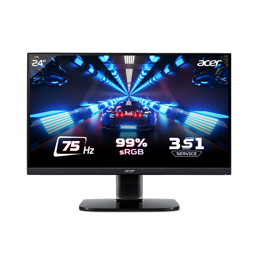 MÀN HÌNH ACER KA242YA (23.8 INCH/FHD/VA/75HZ/1MS/250NITS/HDMI+VGA)