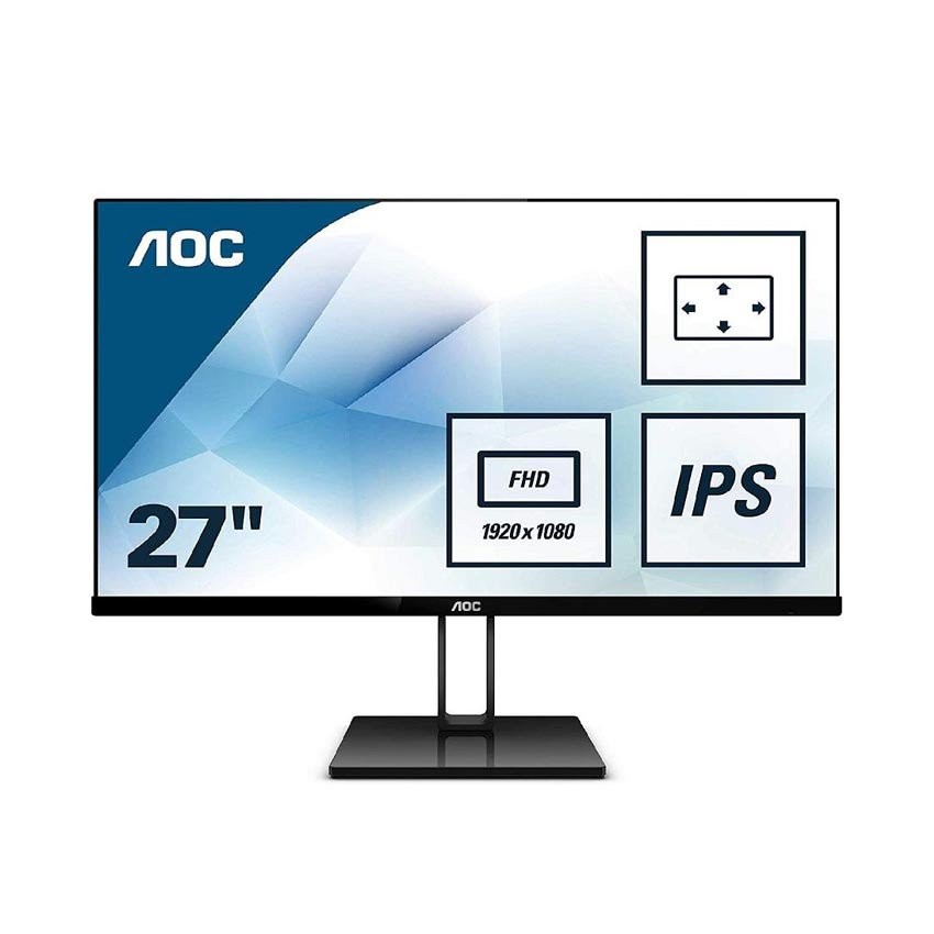 MÀN HÌNH AOC 27V2Q/74 (27 INCH/ FHD/IPS/75HZ/5MS/250 NITS/HDMI+DP)