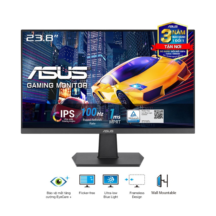 MÀN HÌNH ASUS VA27EHF (27 INCH/FHD/IPS/100HZ/1MS)