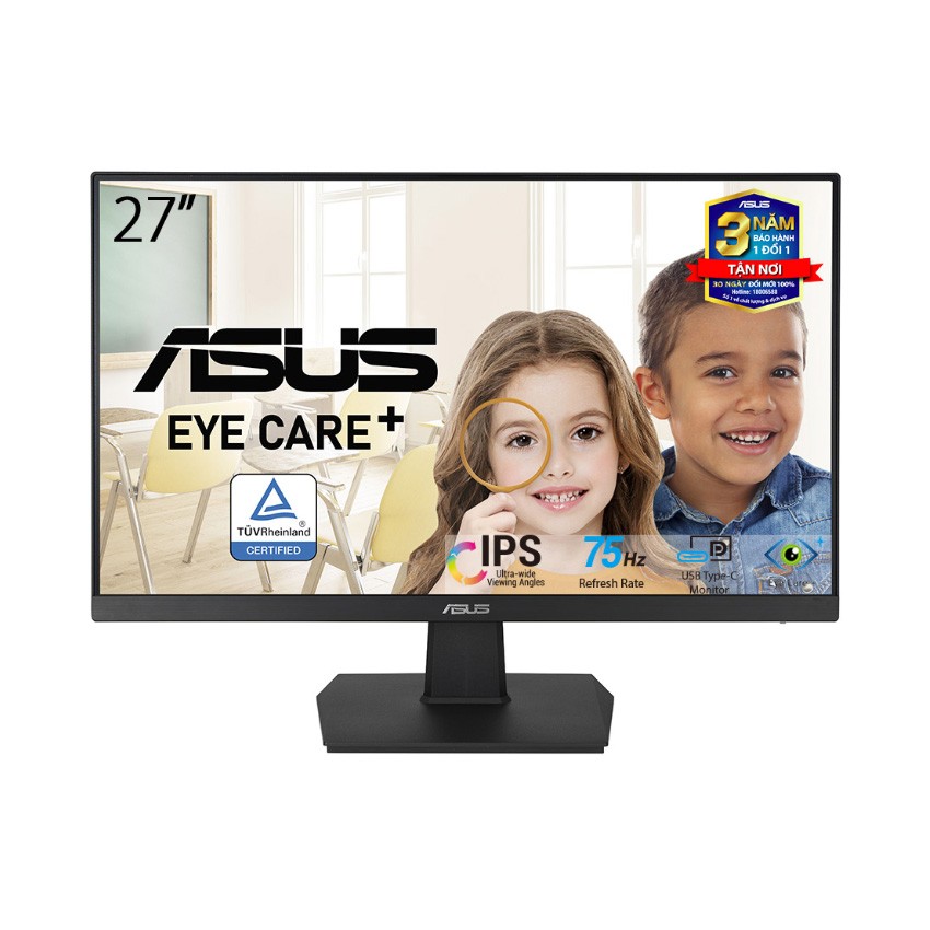 MÀN HÌNH ASUS VA27ECE (27 INCH/FHD/IPS/75HZ/5MS/USB TYPEC)