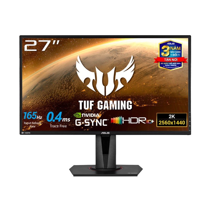 MÀN HÌNH GAMING ASUS TUF VG27BQ (27INCH/WQHD/TN/165HZ)