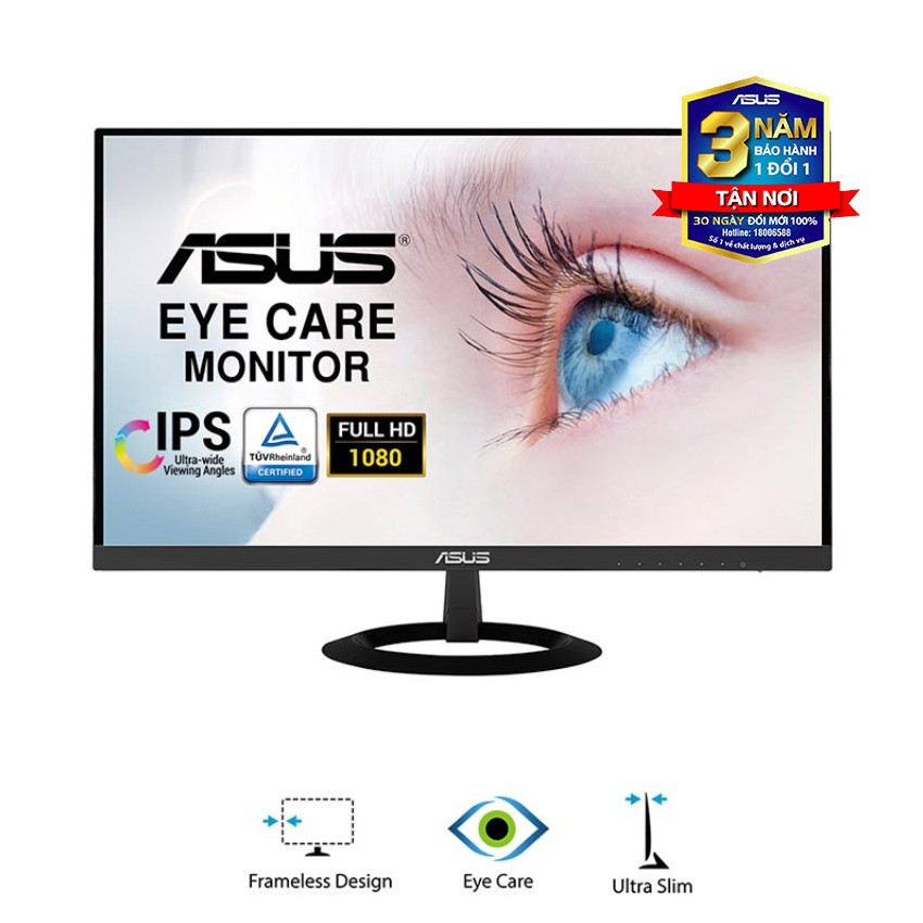 MÀN HÌNH ASUS VZ229HE (21.5 INCH/FHD/IPS/60HZ/5MS/250NITS/HDMI+VGA)