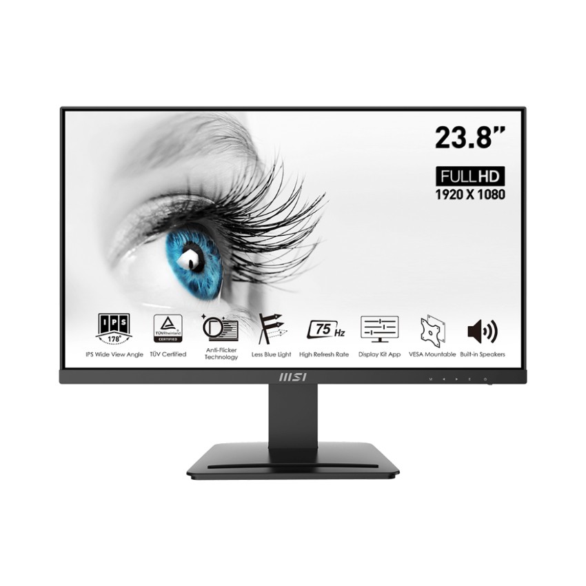 MÀN HÌNH MSI PRO MP243 (23.8 INCH/FHD/IPS/75HZ/5MS)