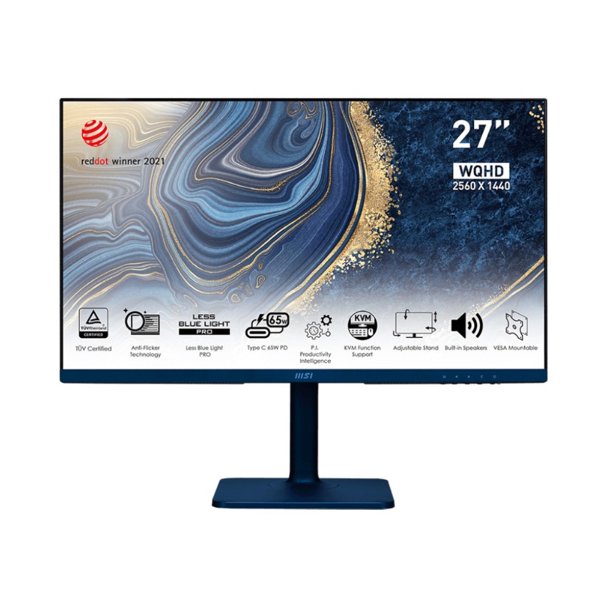 MÀN HÌNH MSI MD272QP ULTRA MARINE (27 INCH/WQHD/IPS/75HZ/4MS)