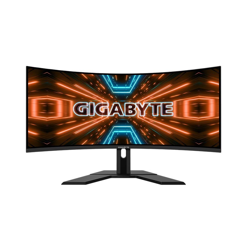 MÀN HÌNH GAMING GIGABYTE G34WQCA-EK (34 INCH/WQHD/VA/144HZ/1MS/350NITS/HDMI+DP/LOA/CONG)