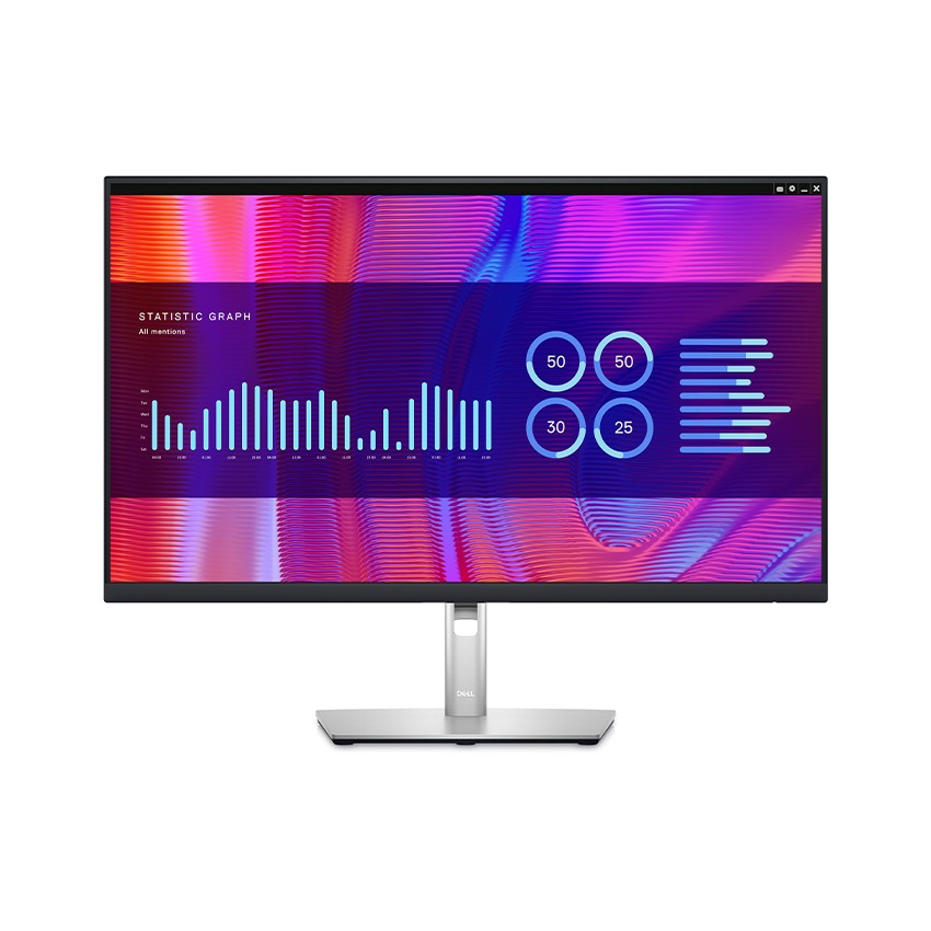 MÀN HÌNH DELL P2723DE (27 INCH/QHD/IPS/60HZ/8MS/350 NITS/HDMI+DP+USB+USBC+LAN)