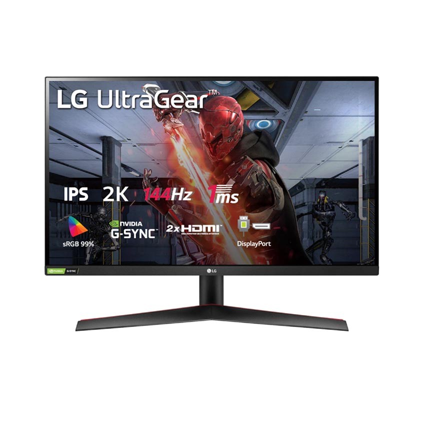 MÀN HÌNH GAMING LG 27GN800-B (27INCH/QHD/IPS/144HZ/1MS/280NITS/HDMI+DP+AUDIO/GSYNC)