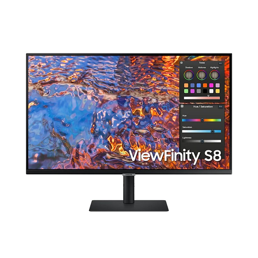 MÀN HÌNH SAMSUNG VIEWFINITY S8 LS32B800PXEXXV (32 INCH/UHD/IPS/60HZ/5MS/350 NITS/HDMI+DP+USB-C+LAN)