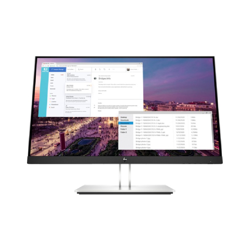 MÀN HÌNH HP E23 G4 (23 INCH/FHD/IPS/60HZ/5MS/250 NITS/HDMI+DP+DSUB+USB)